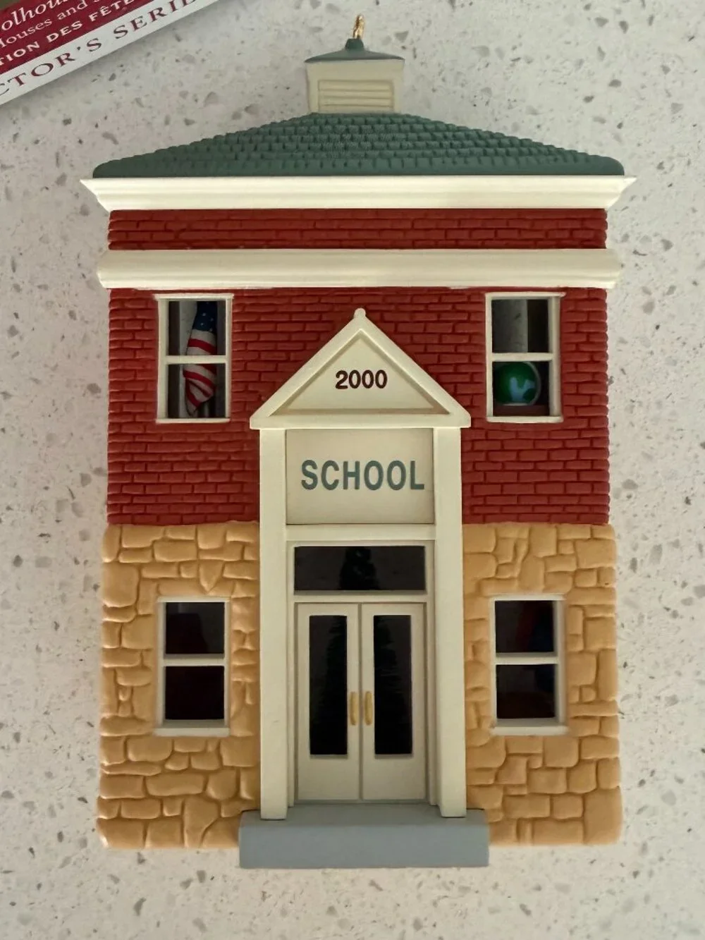 Hallmark Ornament Nostalgic Houses and Shops Schoolhouse #17